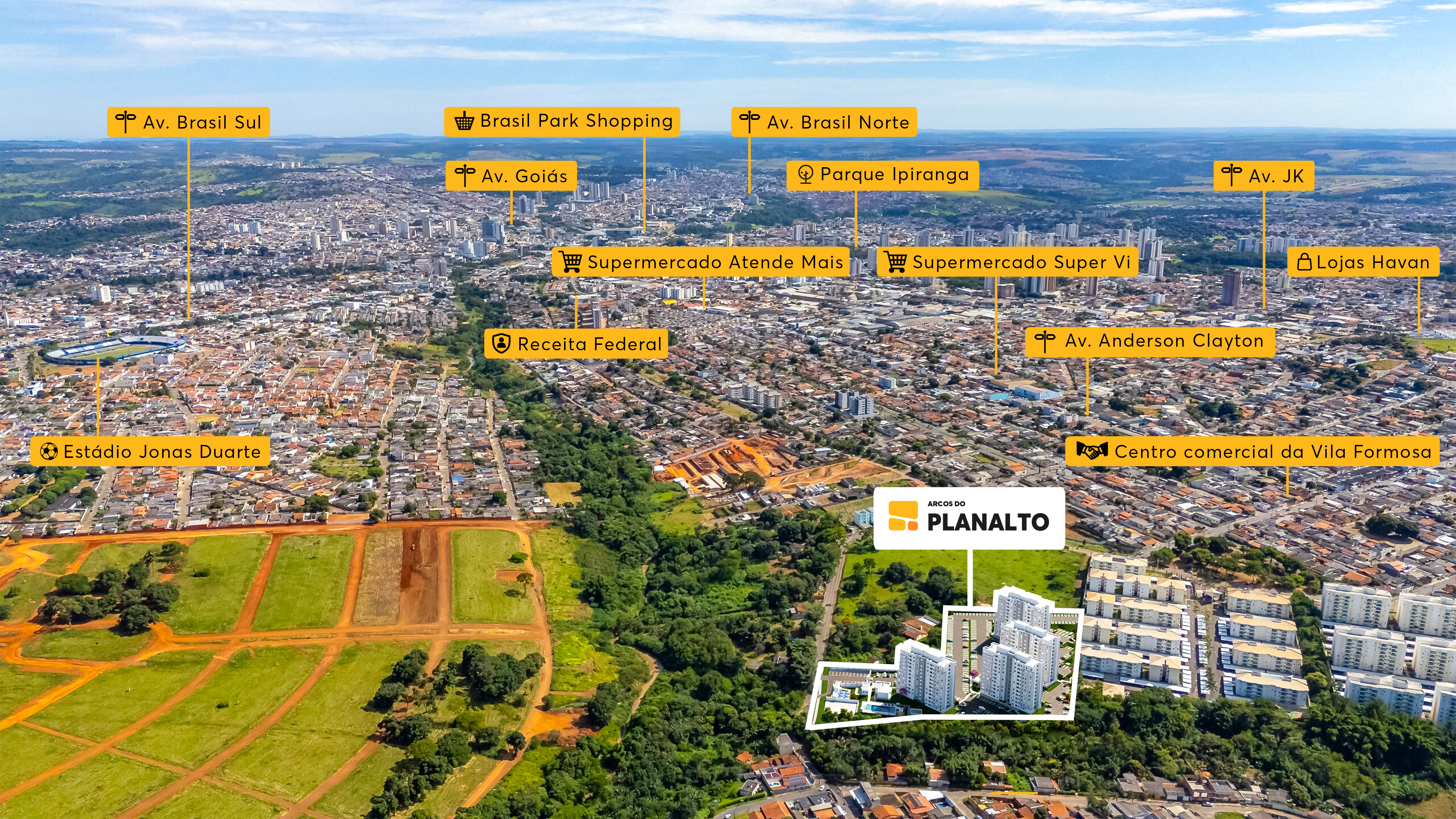 Aérea Arcos do Planalto MRV Anápolis
