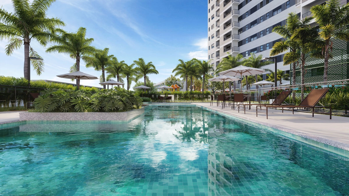 Piscina Sensia Jardim MRV Maringá