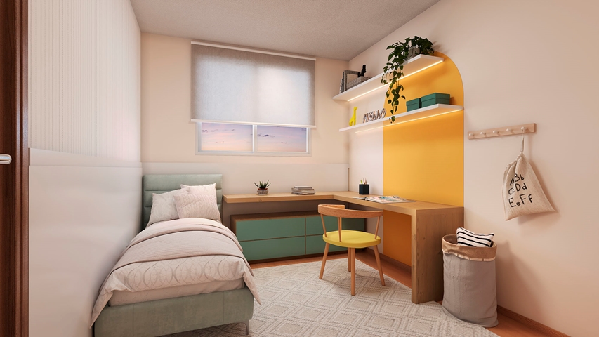 Quarto Viva Corais MRV Serra