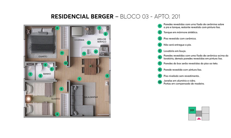 Planta Berger MRV Blumenau