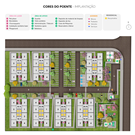 Implantação Cores do Poente MRV Campinas