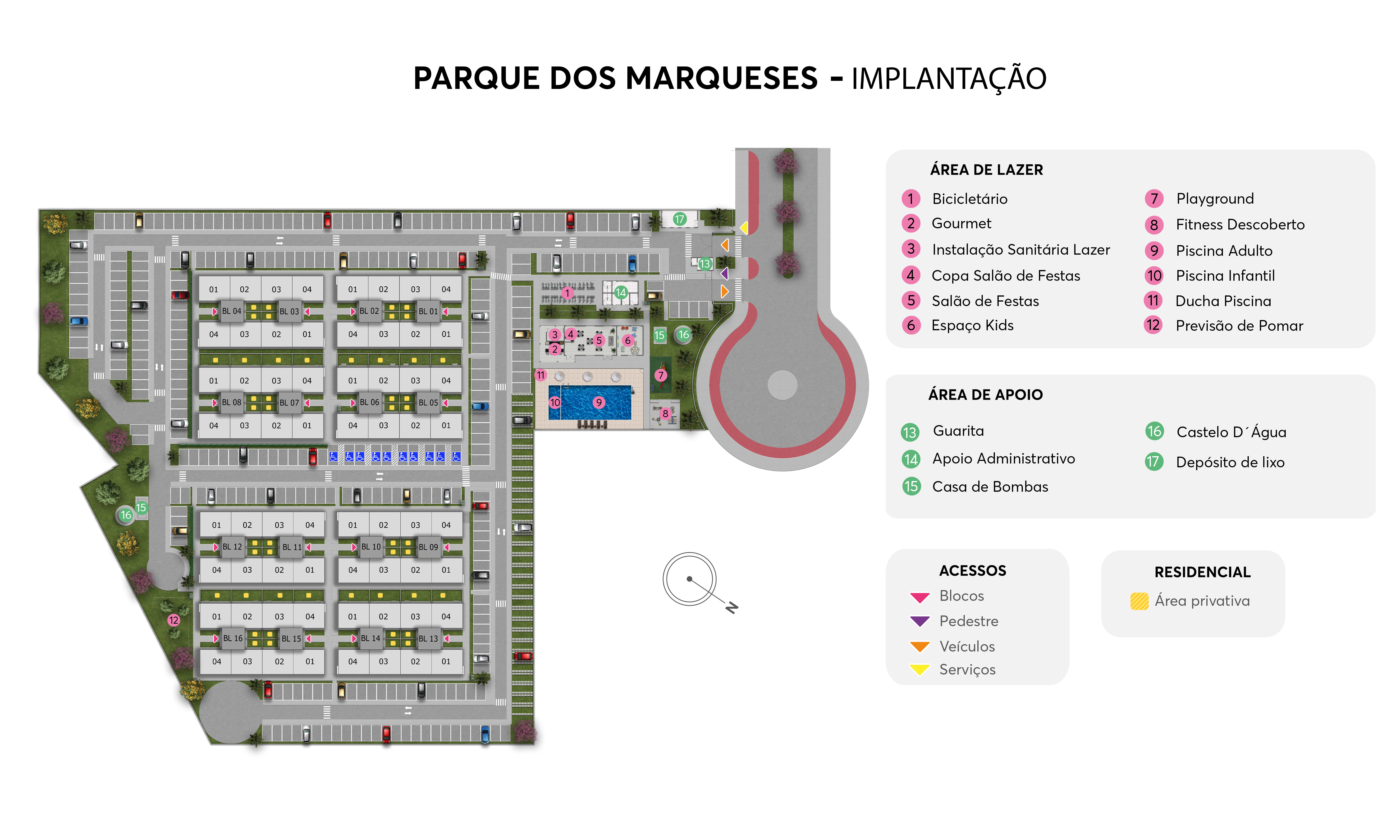 Implantação Parque dos Marqueses MRV Salvador