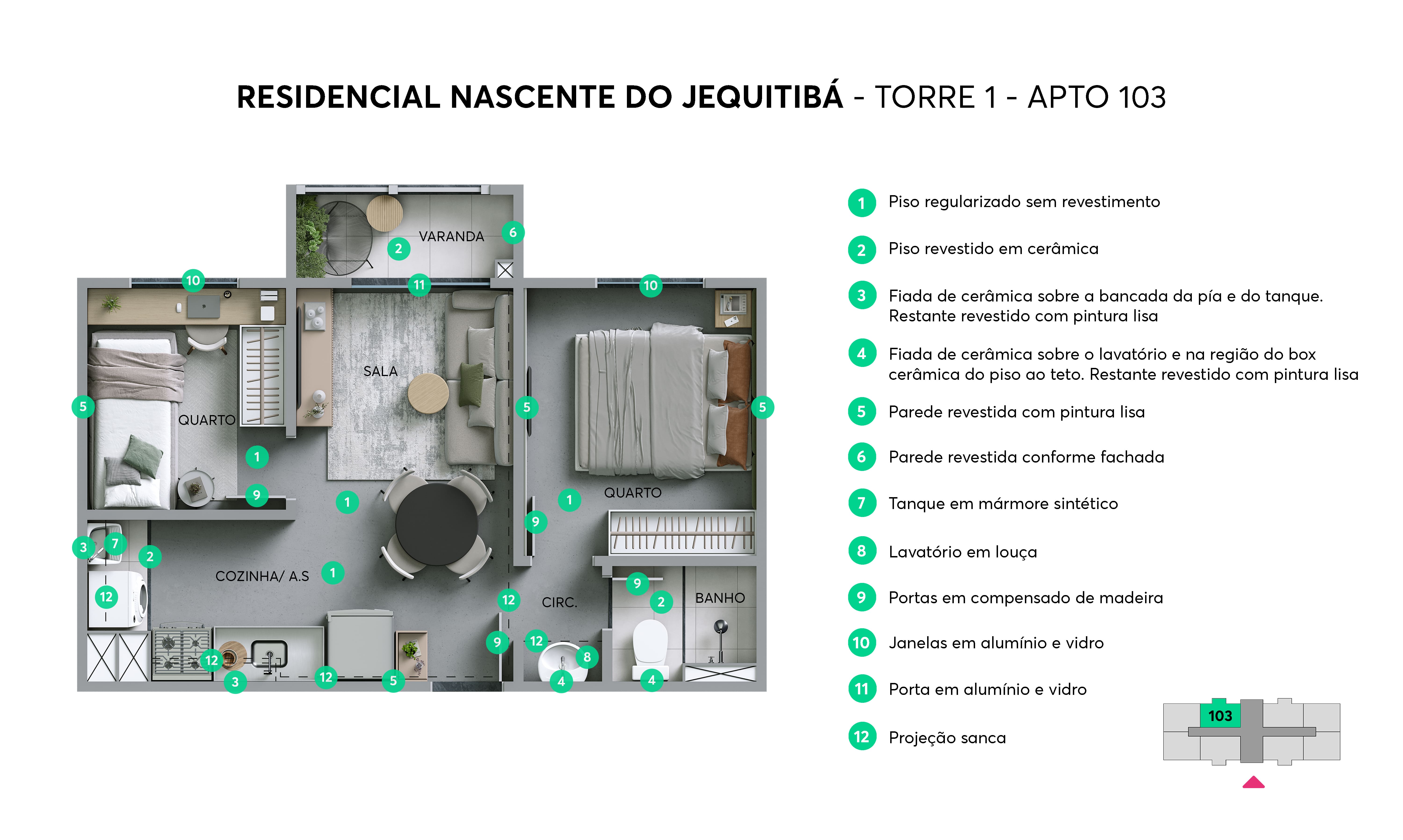 Planta Resid. Nascente do Jequitibá MRV SP
