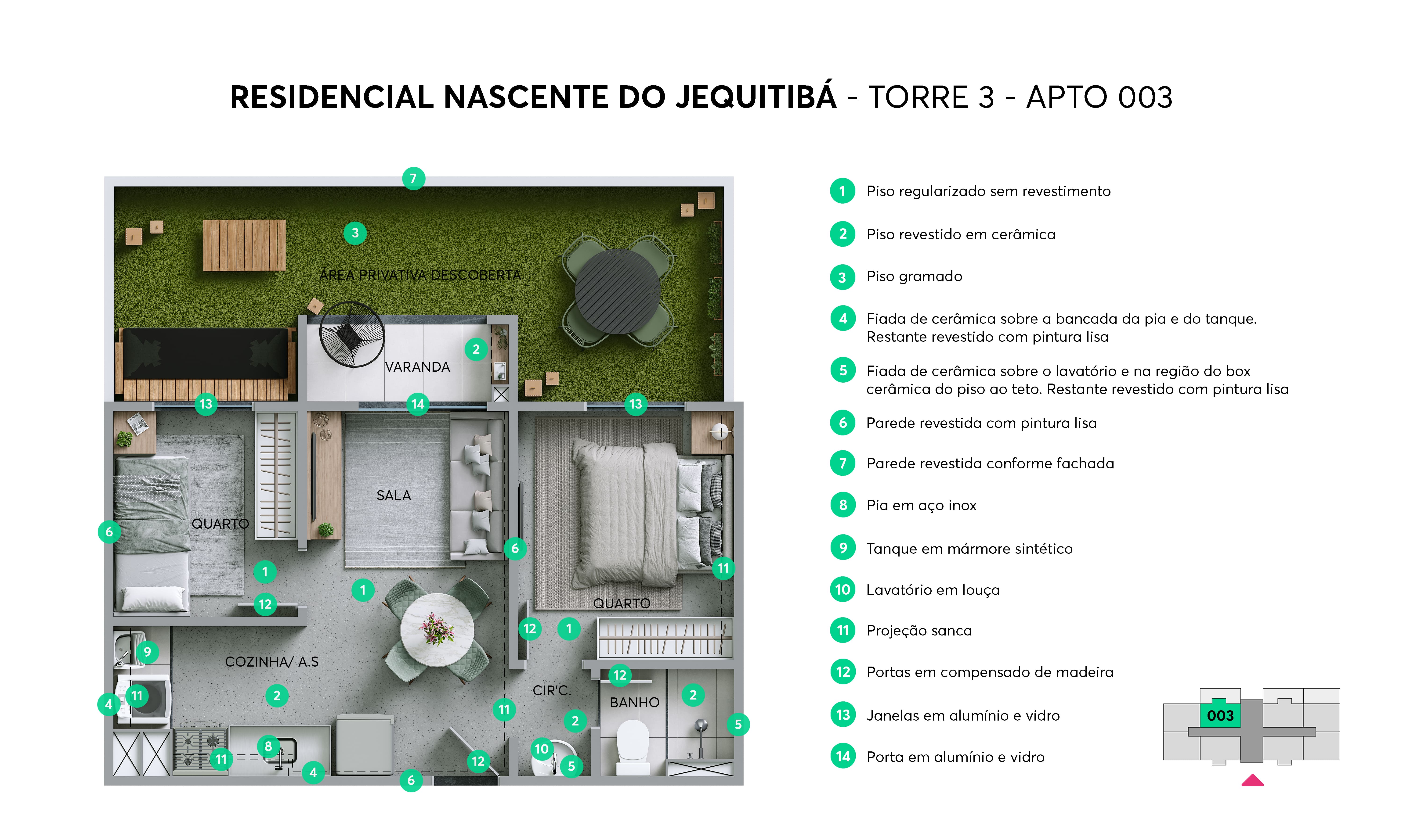 Planta Resid. Nascente do Jequitibá MRV SP
