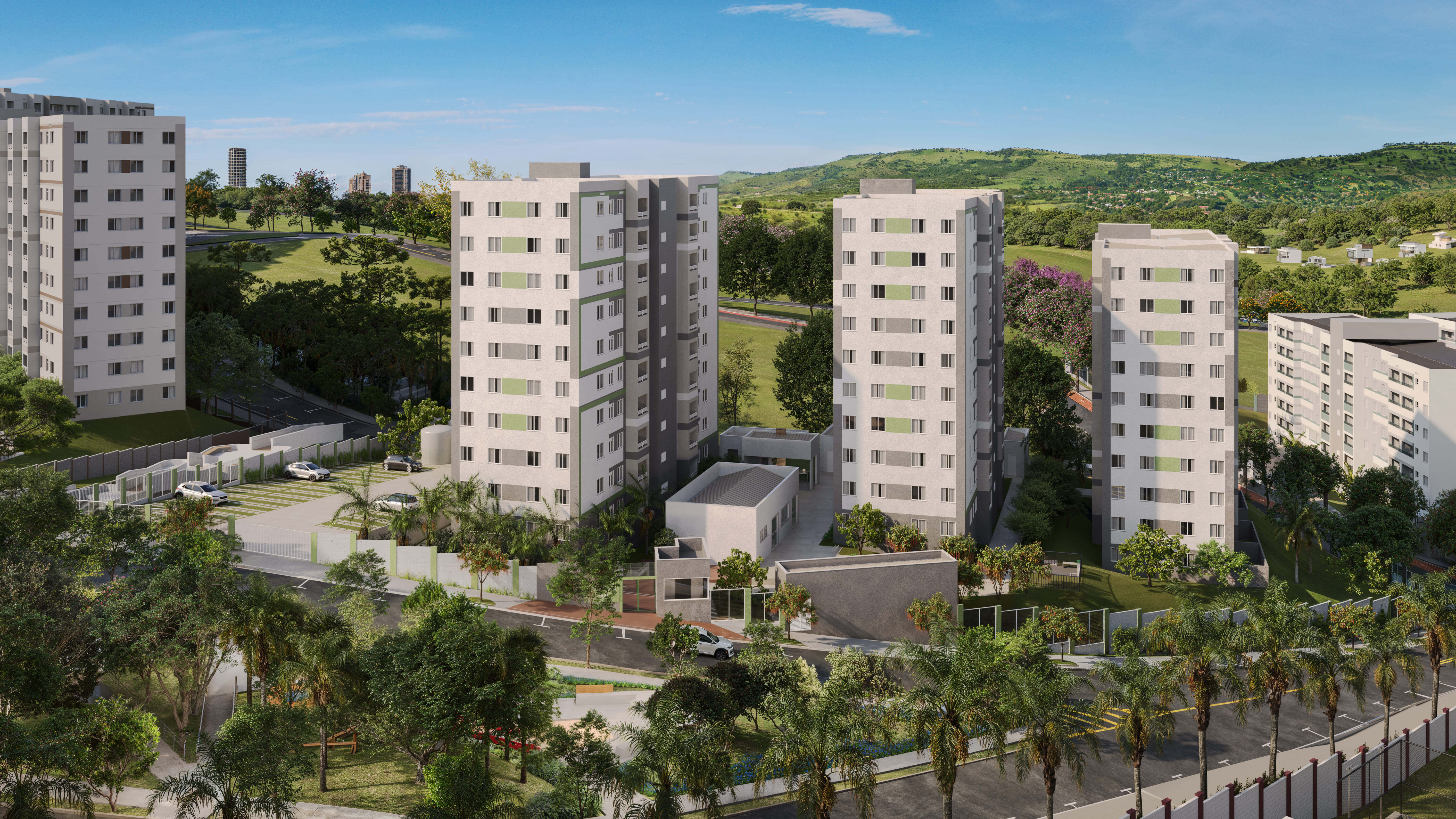 Implantação Resid. Nascente do Jequitibá MRV SP