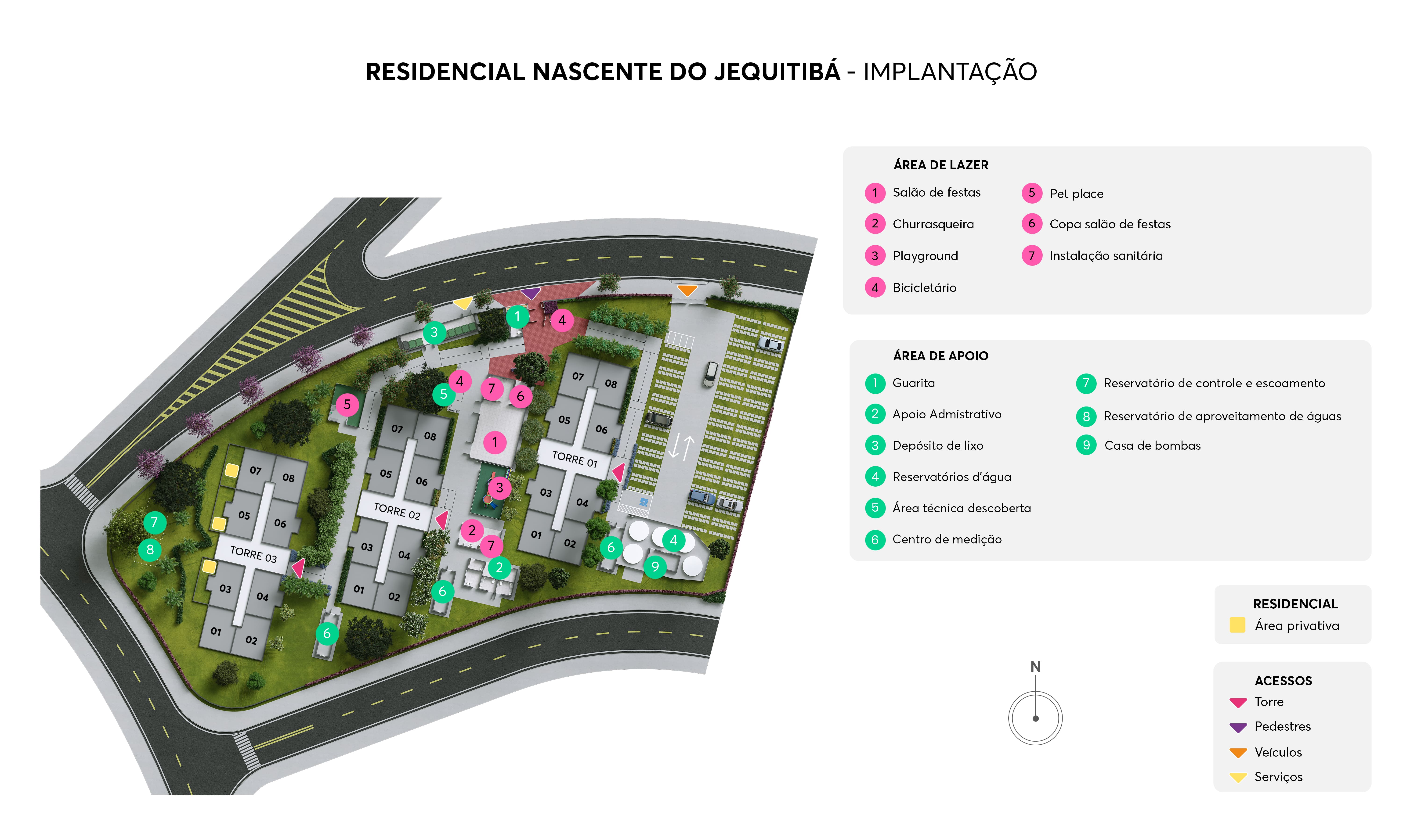 Implantação Resid. Nascente do Jequitibá MRV SP