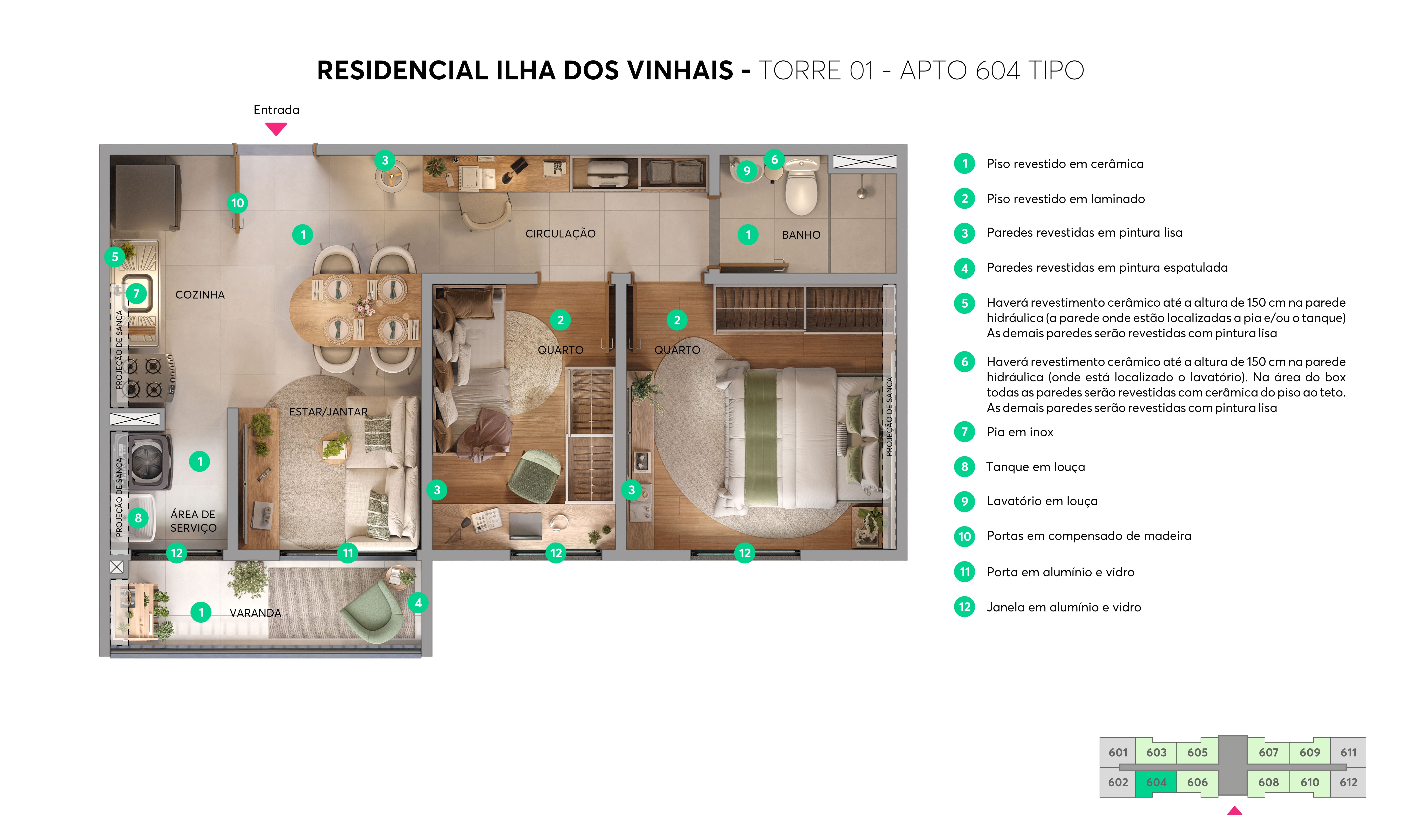 Planta Ilha dos Vinhais MRV São Luís